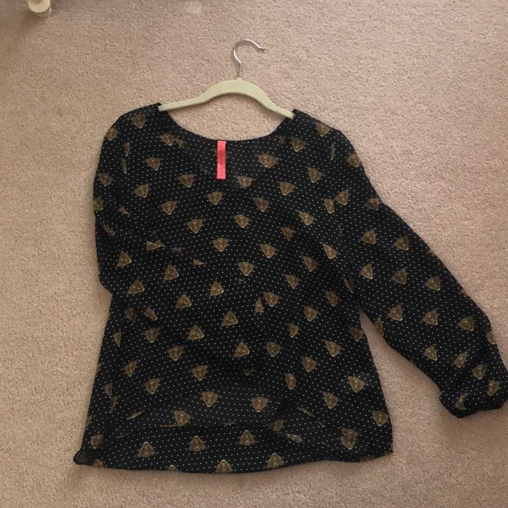 Lion Silk Top